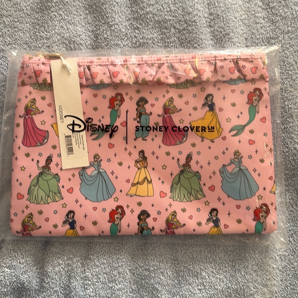 Stoney Clover Lane x Disney Princess Large Pouch. Brand New! Still wrapped.